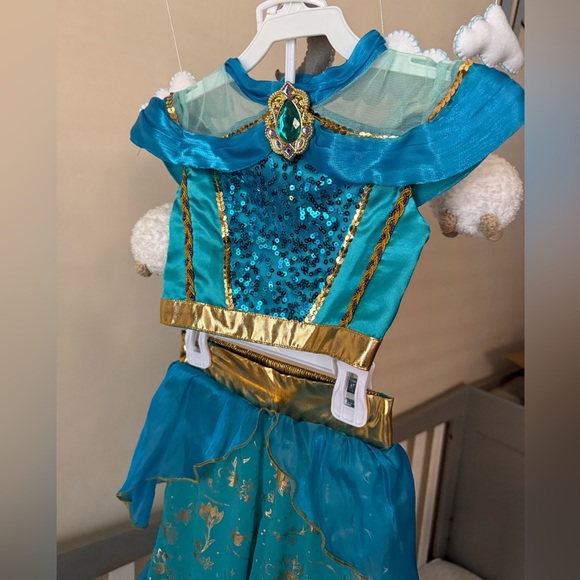 OFFICIAL 2024 Disney Jasmine Costume for Kids – Aladdin - Picture 10 of 14